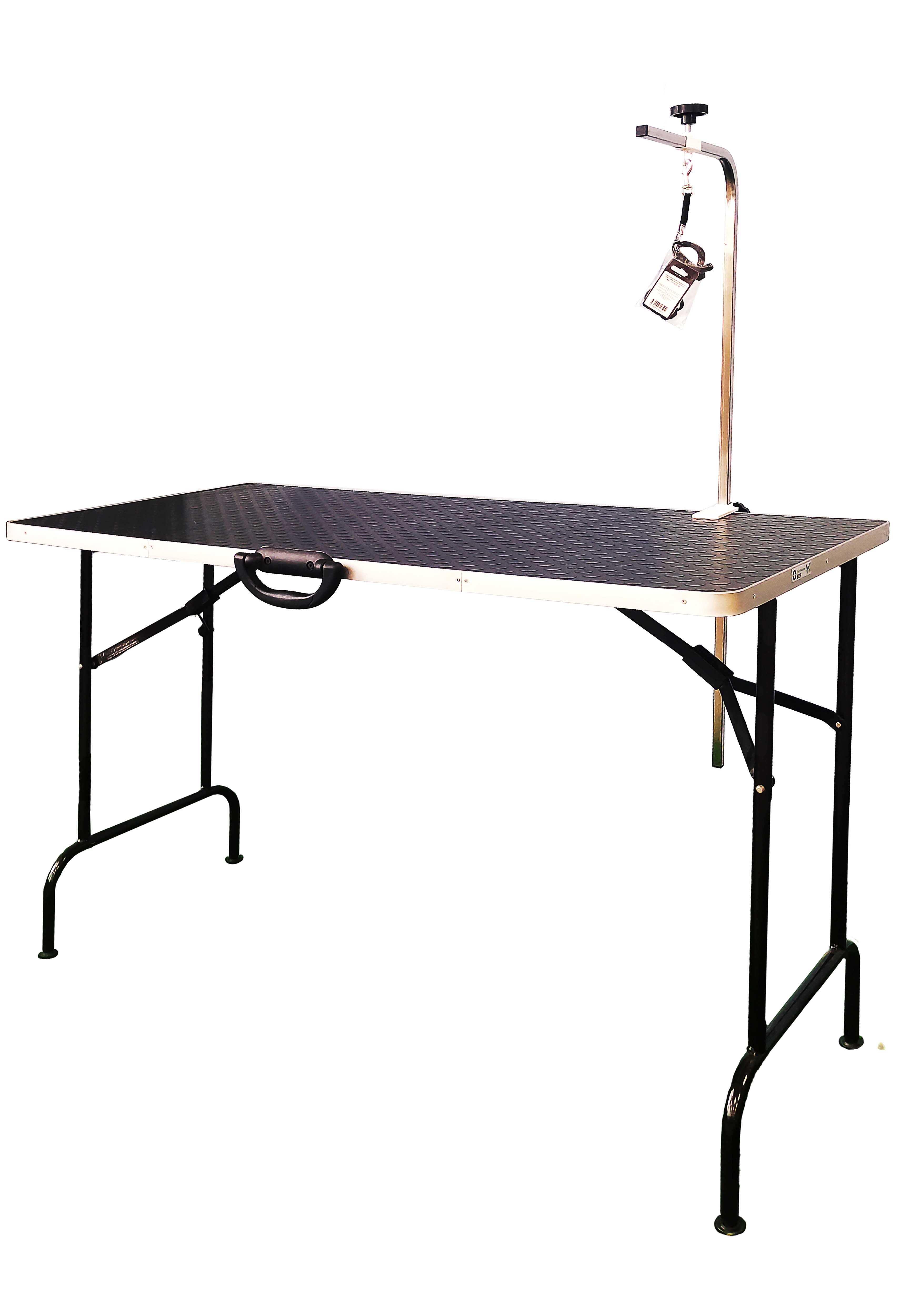 ТД ВЕТ Стол для груминга СВУ-13 с кронштейном, 1200х600х750h (каркас черный)