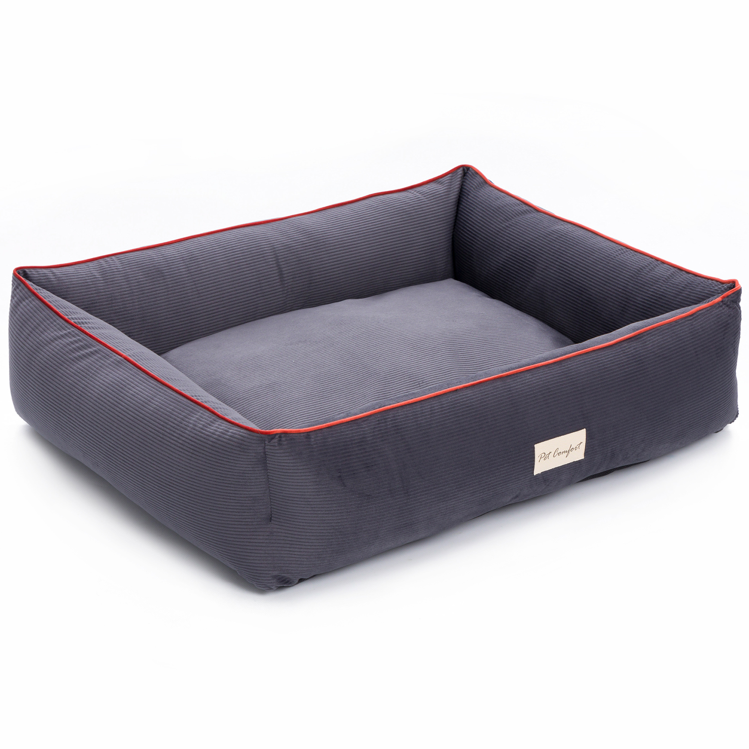 Лежанка Pet Comfort для собак крупных пород, Golf Vita 01, размер L 85х105 см, серый СКИДКА 40%