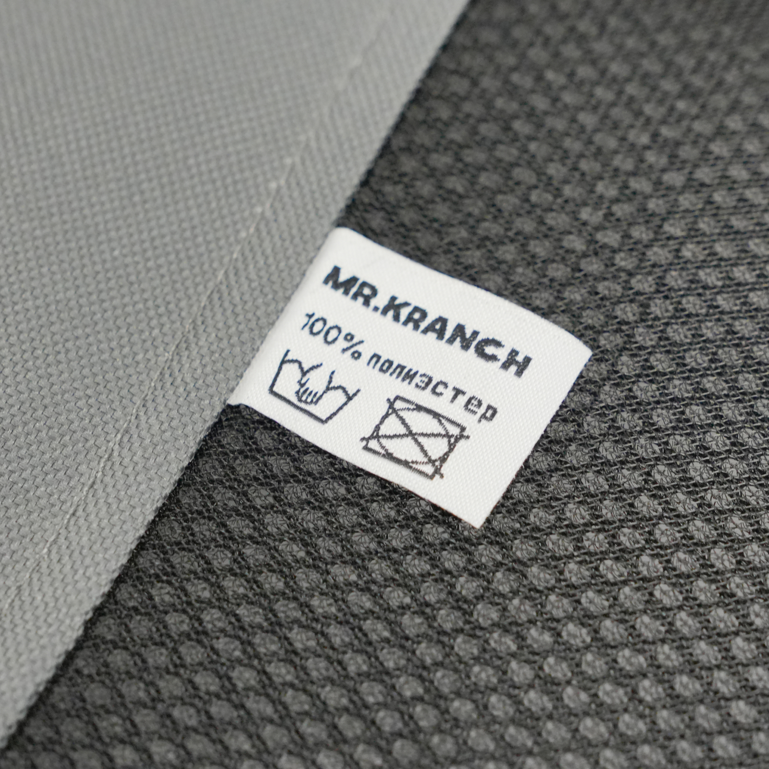 Лежанка-шезлонг каркасная для собак Mr.Kranch Elevated с мягкими бортиками малая 62х47х27 см серая