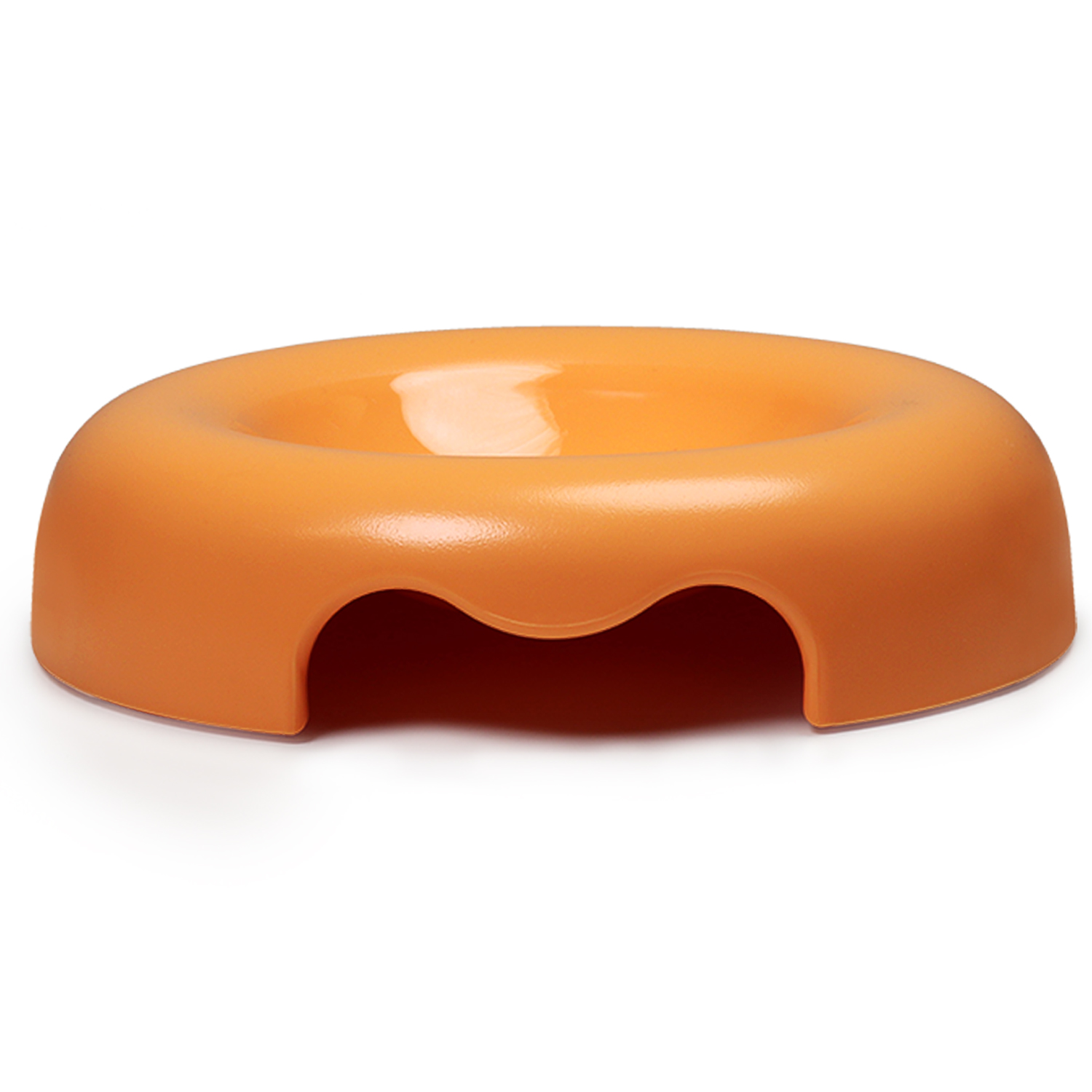 United Pets миска Kitty-Cat, 120мл, оранжевая