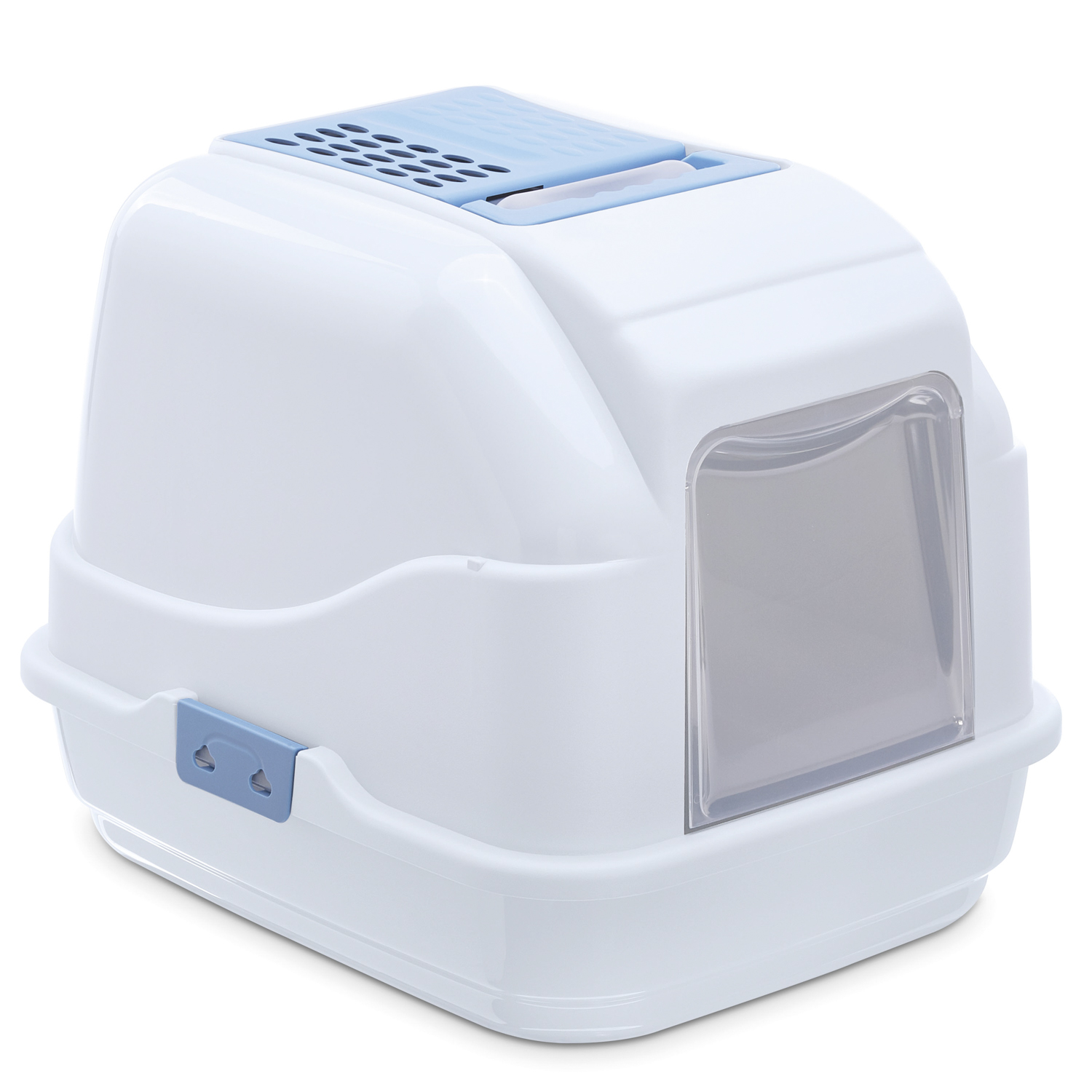 IMAC био-туалет для кошек EASY CAT 50х40х40h см, нежно-голубой СКИДКА 40%