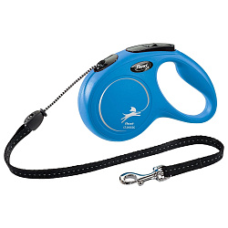 flexi рулетка New Classic M (до 20 кг) 5 м трос синяя flexi рулетка New Classic M (до 20 кг) 5 м трос синяя