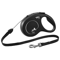 flexi рулетка New Classic S (до 12 кг) 8 м трос черная flexi рулетка New Classic S (до 12 кг) 8 м трос черная