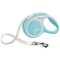 flexi рулетка NEW LINE Comfort XS (до 12 кг) лента 3 м серый/голубой flexi рулетка NEW LINE Comfort XS (до 12 кг) лента 3 м серый/голубой