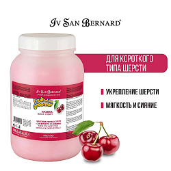 ISB Fruit of the Groomer Black Cherry Восстанавливающая маска для короткой шерсти с протеинами шелка 3 л ISB Fruit of the Groomer Black Cherry Восстанавливающая маска для короткой шерсти с протеинами шелка 3 л