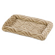 Лежанка MidWest Deluxe Wave Bed для собак и кошек меховая 41х30х6,5 см, цвет песочный Лежанка MidWest Deluxe Wave Bed для собак и кошек меховая 41х30х6,5 см, цвет песочный