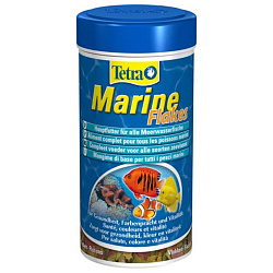 TetraMarine Flakes корм для морских рыб в хлопьях 250 мл