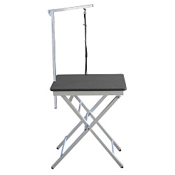 GROOM-X Ringside Table Black грумерский стол 60x45x73-82см, цвет черный GROOM-X Ringside Table Black грумерский стол 60x45x73-82см, цвет черный