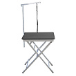 GROOM-X Ringside Table Black грумерский стол 60x45x73-82см, цвет черный GROOM-X Ringside Table Black грумерский стол 60x45x73-82см, цвет черный