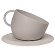 United Pets чашка 2,5 л Kit CUP + коврик 35 см, серые СКИДКА 40%
