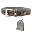 Hunter ошейник для собак Lucca 50/2,8 (35-42 см) кожа, серый СКИДКА 50% Hunter ошейник для собак Lucca 50/2,8 (35-42 см) кожа, серый СКИДКА 50%