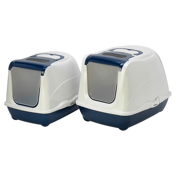 Moderna био-туалет Flip Cat 50x39x37h см с совком, синий СКИДКА 40%