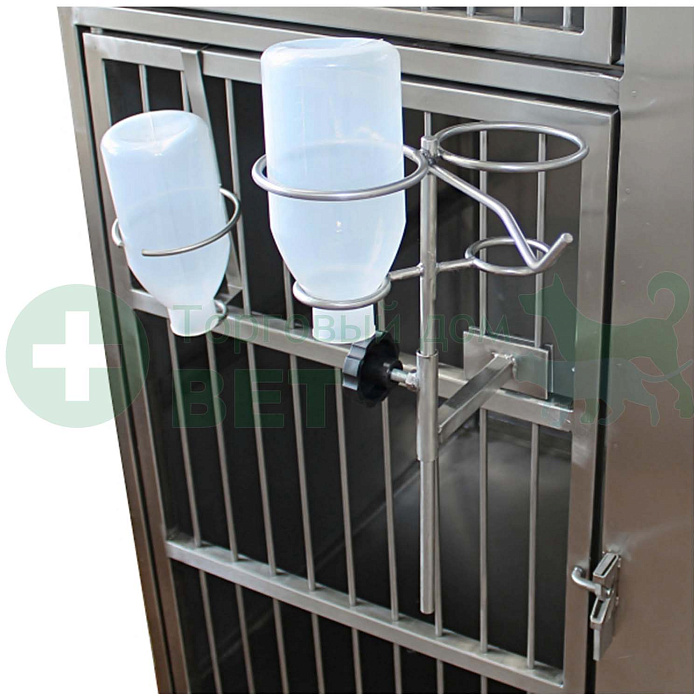 ТД ВЕТ Модуль клеток из нерж. стали, 3х ярусный  из 6 клеток 2/2/2, 1400х700х1800(1950)h