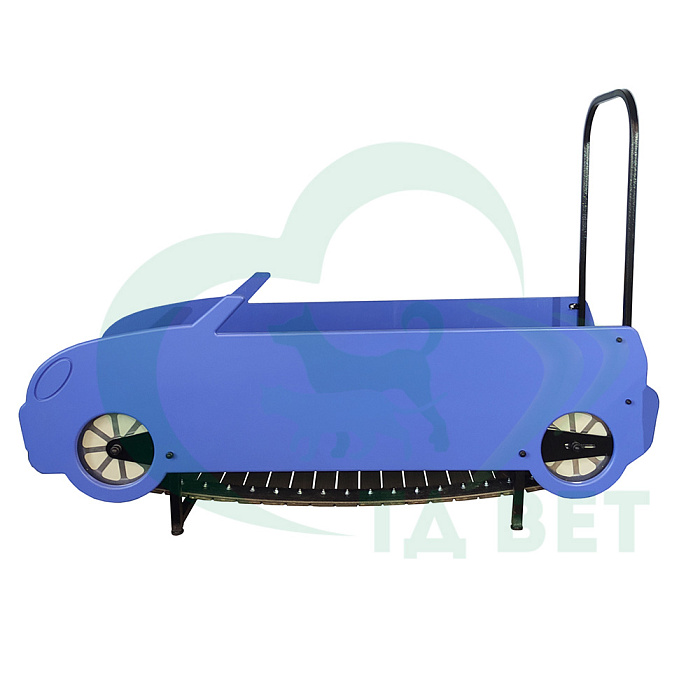 ТД ВЕТ Профессиональный беговой тренажёр для собак (беговая дорожка) FriskyPet модель 3 (размер бегового полотна 390х1400мм)