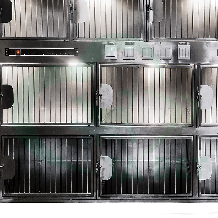 ТД ВЕТ Модуль из 13 клеток из нерж. стали 2000х600х1760(1920)h c освещением