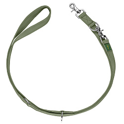 Hunter поводок-перестежка для собак Inari 25 / 200 нейлон оливковый Hunter поводок-перестежка для собак Inari 25 / 200 нейлон оливковый