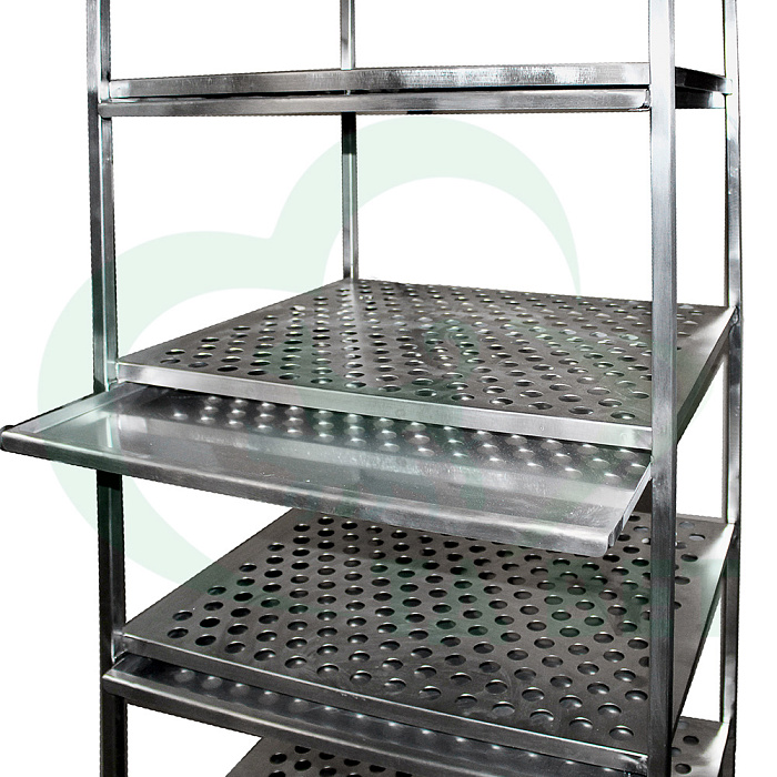 ТД ВЕТ Стеллаж-сушилка из нержавеющей стали, 500х670х2110(2210)h