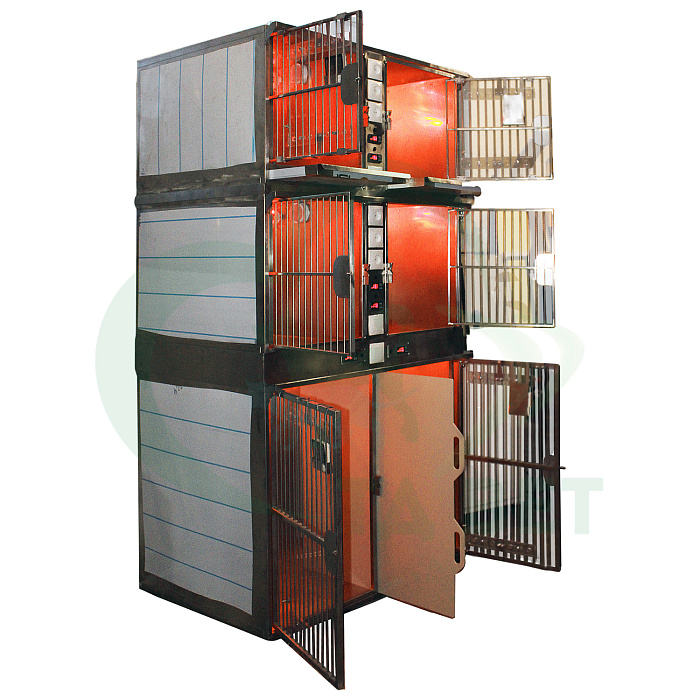 ТД ВЕТ Модуль из 6 клеток из нерж. стали 1200х850х2340(2415)h