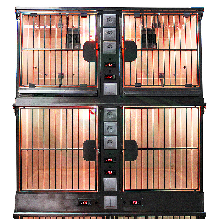 ТД ВЕТ Модуль из 6 клеток из нерж. стали 1200х850х2340(2415)h