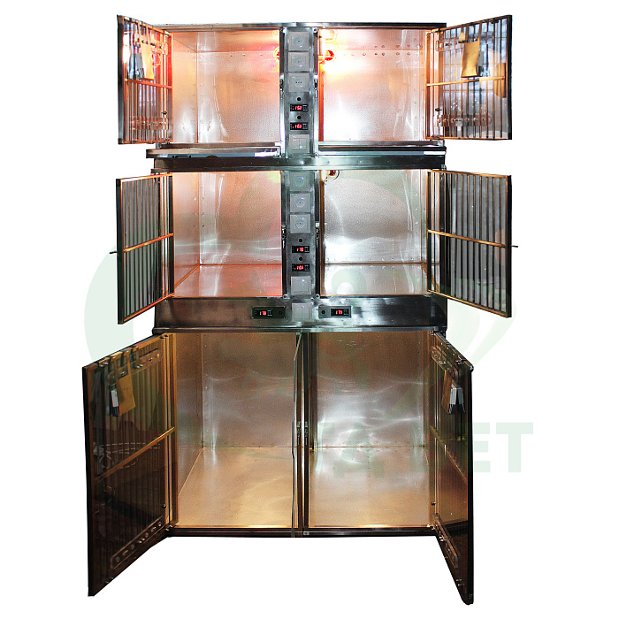 ТД ВЕТ Модуль из 6 клеток из нерж. стали 1200х850х2340(2415)h