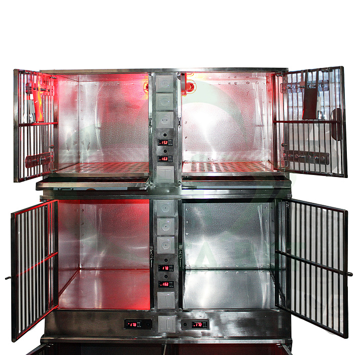 ТД ВЕТ Модуль из 6 клеток из нерж. стали 1200х850х2340(2415)h