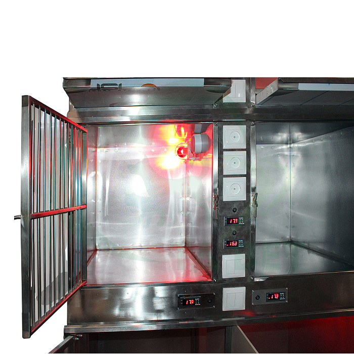 ТД ВЕТ Модуль из 6 клеток из нерж. стали 1200х850х2340(2415)h