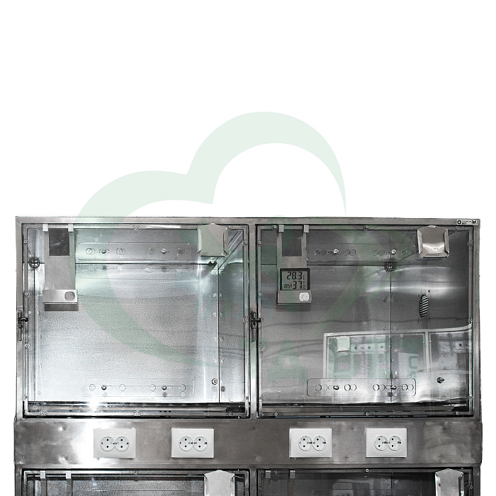 ТД ВЕТ Модуль из 6 клеток из нерж. стали 1400х600х1720(1760)h