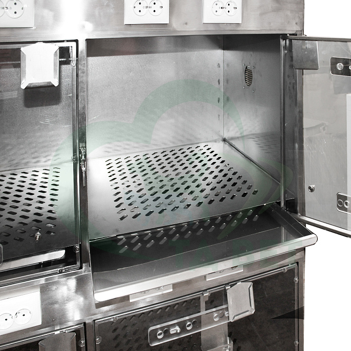 ТД ВЕТ Модуль из 6 клеток из нерж. стали 1400х600х1720(1760)h