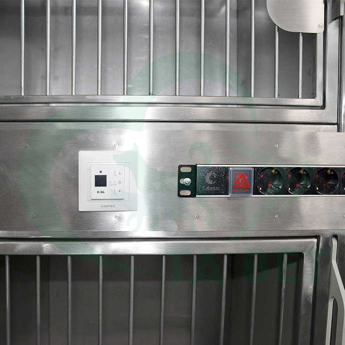 ТД ВЕТ Модуль из 6 клеток из нержавеющей стали разборный 1100х650х1840h