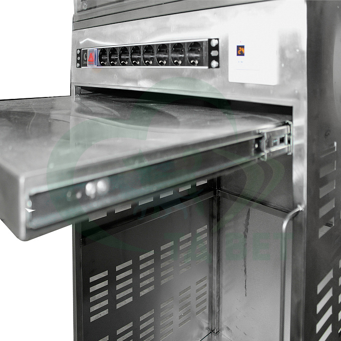 ТД ВЕТ Мобильная стойка для оксигенации с подогревом 670х620х1675(1835)h