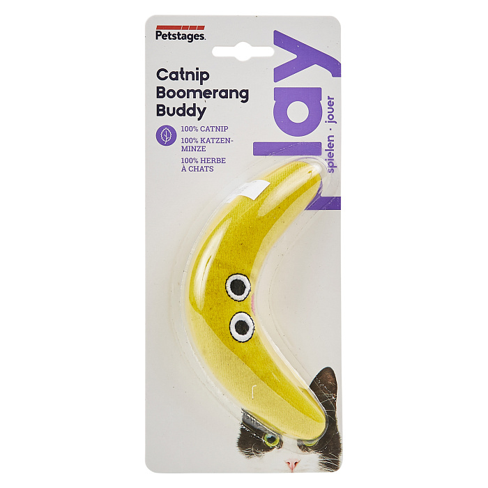Игрушка Catstages для кошек "Бумеранг" c кошачьей мятой 14 см