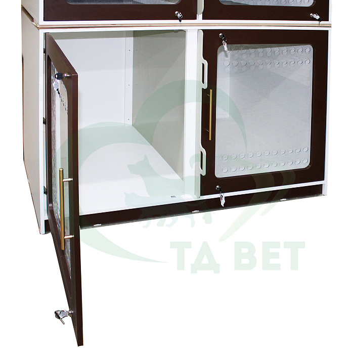 ТД ВЕТ Зоогостиница для животных из ЛДСП из 8 боксов 2900х960х1960h