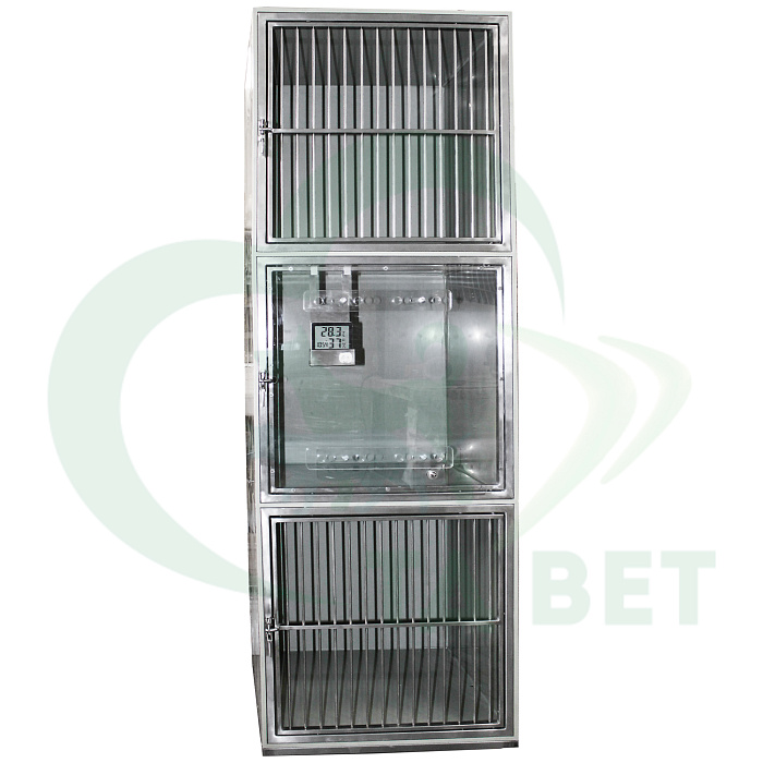 ТД ВЕТ Модуль клеток из полипропилена, 3х ярусный из 3 клеток 1/1/1, 600x600x1800(1960)h