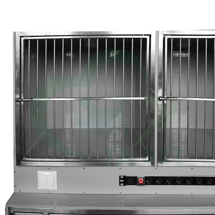 ТД ВЕТ Модуль из полипропилена из 5 клеток, разборный, с освещением 1800х600х1450(1750)h