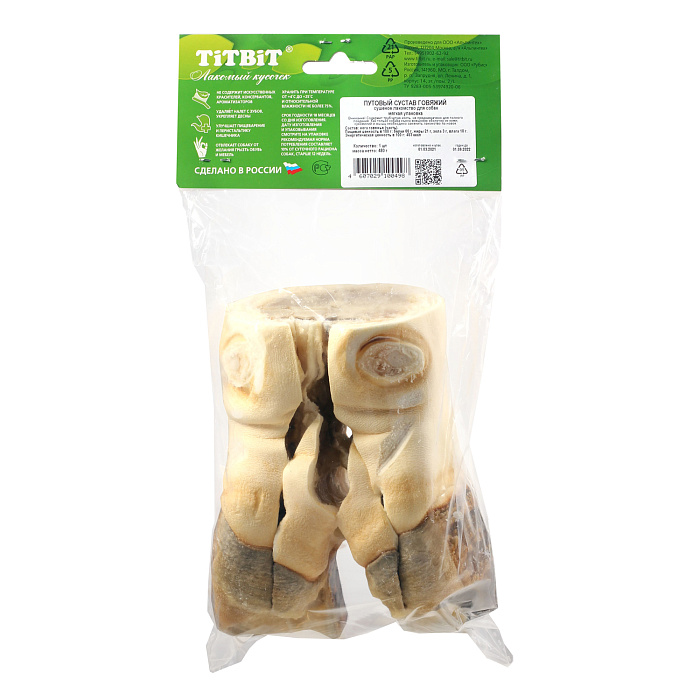 Лакомство TiTBiT Путовый сустав говяжий для собак 480 г