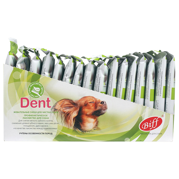 Лакомство TiTBiT Жев снек DENT со вкусом утки для собак мини пород 20г