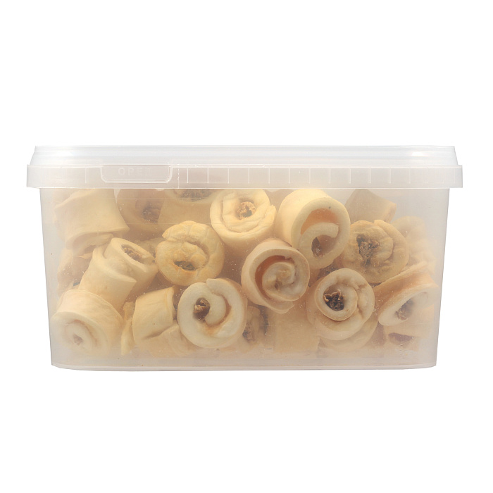 Лакомство TiTBiT Роллы из кожи с начинкой для собак- банка пласт. 3.3 л 360 г