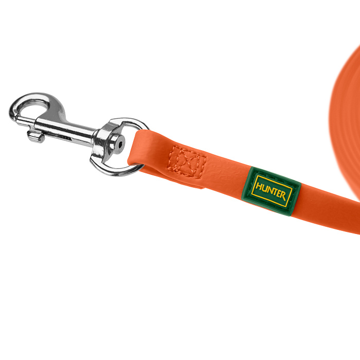 Hunter поводок для собак Convenience, 10/500, биотан, оранжевый