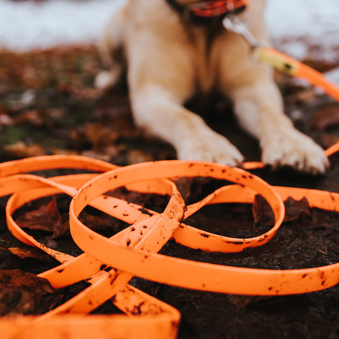 Hunter поводок для собак Convenience, 20/500, биотан, оранжевый