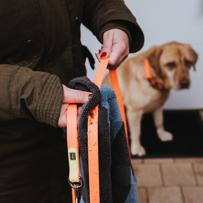 Hunter поводок для собак Convenience, 20/500, биотан, оранжевый