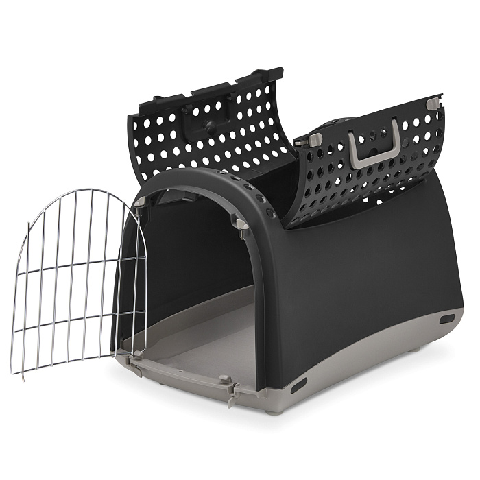 IMAC переноска для кошек и собак LINUS CABRIO 50х32х34,5h см, антрацит СКИДКА 40%