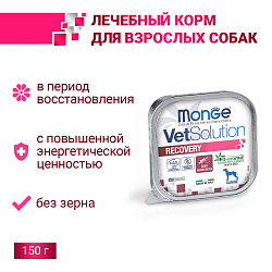 Диетический корм Monge VetSolution Dog Recovery Рекавери для собак при восстановлении питания в период выздоровления 150 г