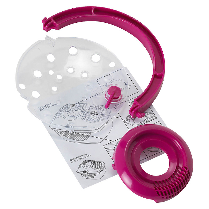 Moderna переноска Toprunner L 36x48x32h см, ярко-розовая СКИДКА 50%