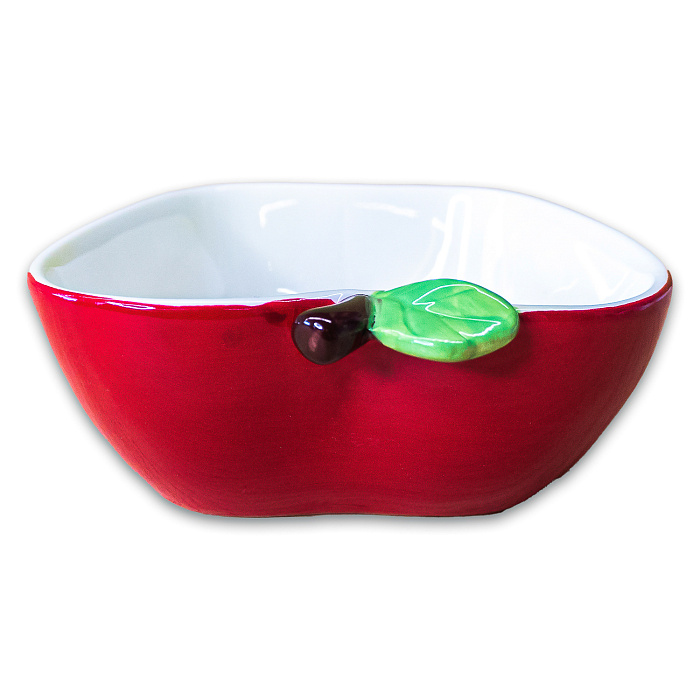 КерамикАрт миска керамическая 250 мл, Яблочко СКИДКА 40%