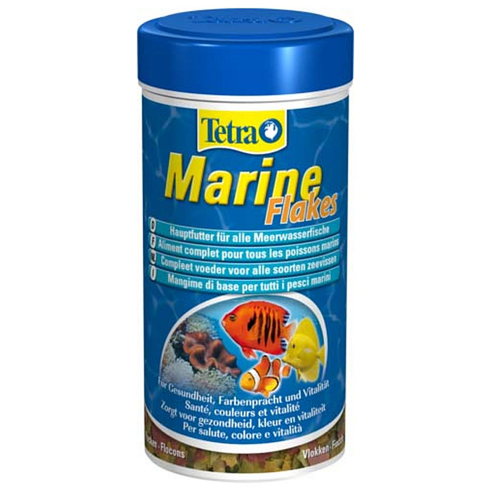 TetraMarine Flakes корм для морских рыб в хлопьях 250 мл