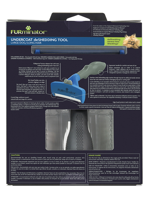 Фурминатор FURminator L для крупных собак с длинной шерстью. СКИДКА 60%