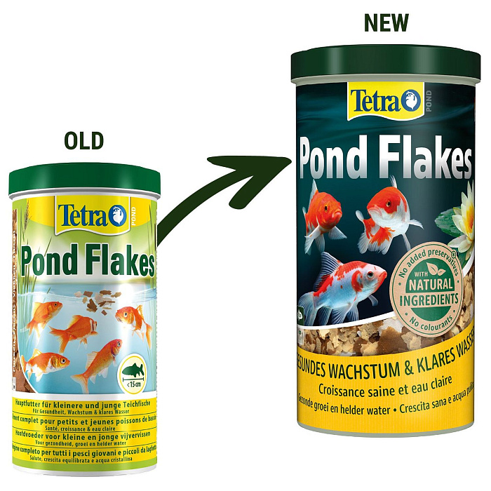 Tetra Pond Flakes корм для прудовых рыб в хлопьях 1 л