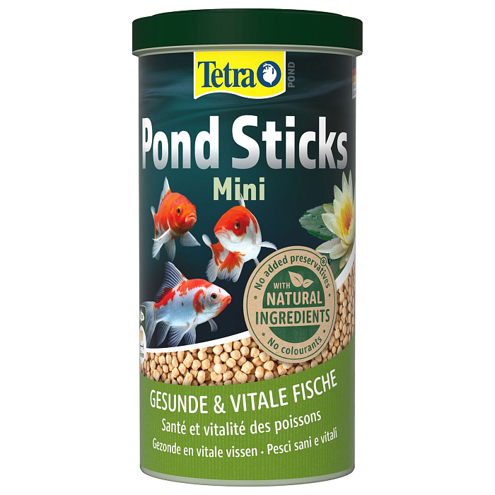 Tetra Pond Sticks Mini корм для мелких прудовых рыб мини-палочки 1 л