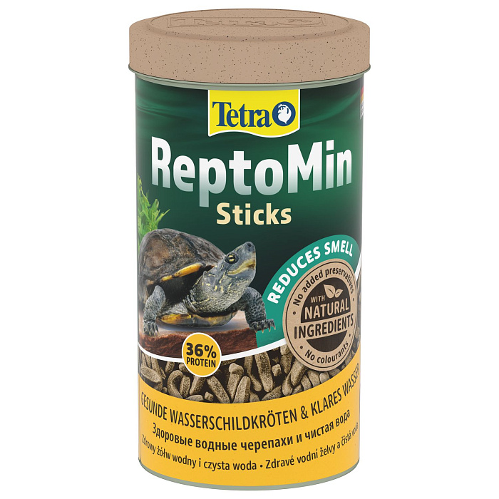 Корм Tetra ReptoMin для водных черепах в виде палочек 500 мл
