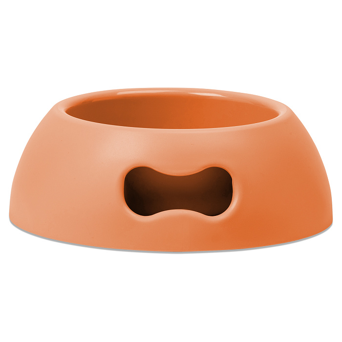 United Pets миска Pappy-medium, 1,1 л, оранжевый